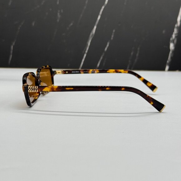 NEW MIU MIU MU11ZSF VAU2Z1 HAVANA WOMEN SUNGLASSES - Picture 6 of 10